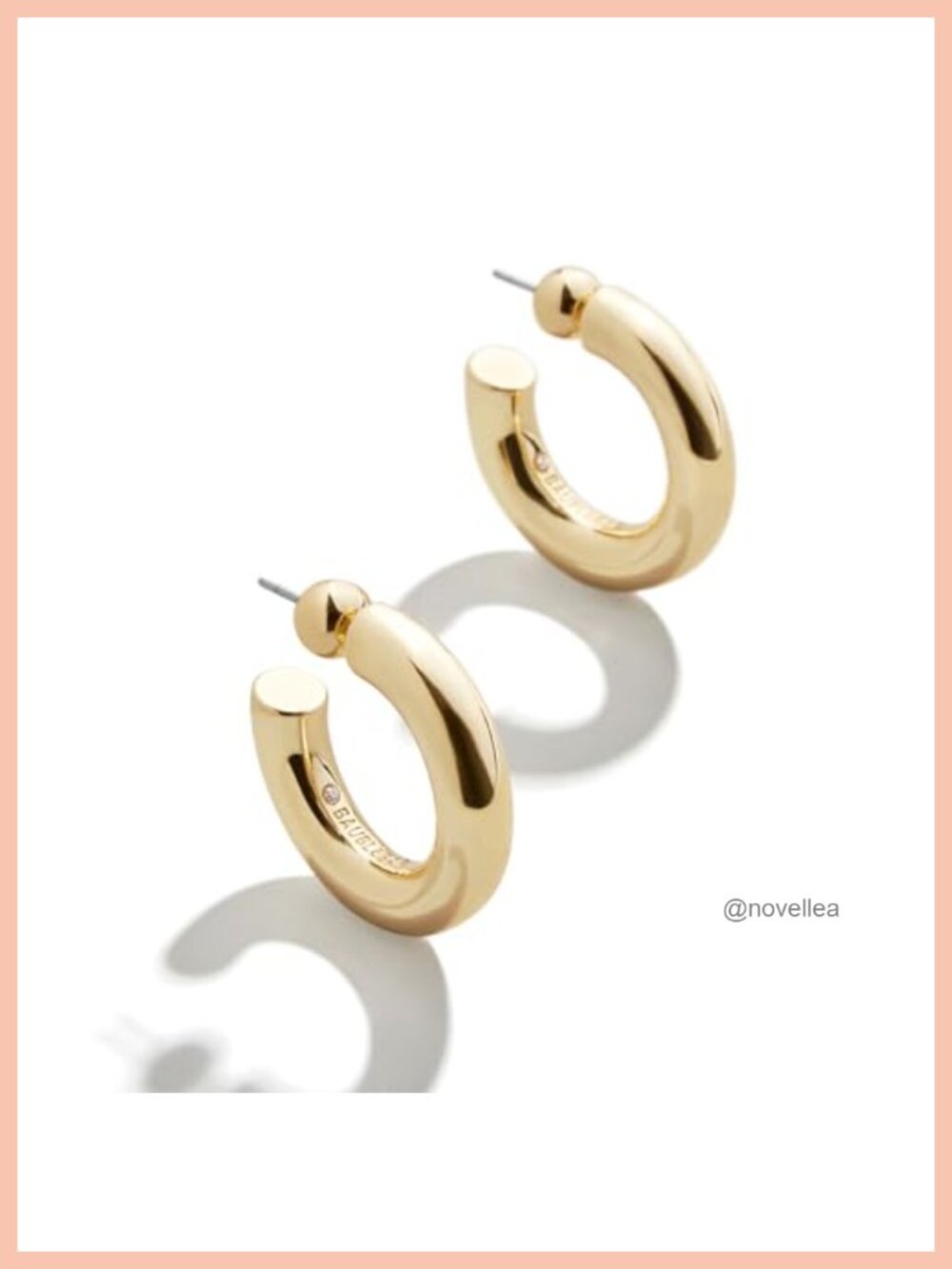 Dalilah Gold-Plated Hoop Earrings Hypoallergenic Cubic Zirconia